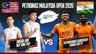 🔥PETRONAS 🇲🇾 🔥Junaidi Arif/Roy King Yap (MAS) vs Satwiksairaj Rankireddy/Chirag Shetty (IND)