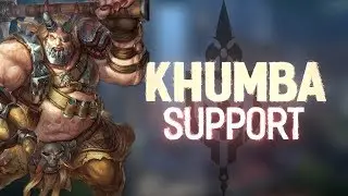 KHUMBA RANKED SUPPORT: SUPER UNDERATED SUPPORT!!! - Incon - Smite