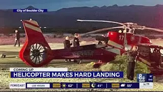 7 injured after helicopter hard landing at Boulder City Airport