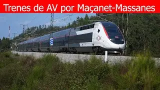 Trenes de AV por Maçanet-Massanes #tgv #ave #alstom