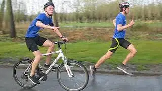 Wieter en Bjarne Runbike Oudenaarde 2