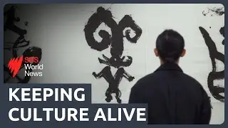 Chinese-Australian artist using calligraphy to reconnect with his roots one stroke at a time