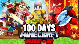 I Survived 100 Days on a LOST ISLAND in Hardcore Minecraft.. Here's What Happened..