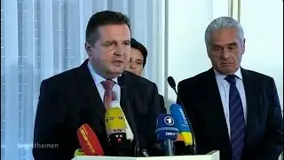 Polizeieinsatz im Stuttgarter Schlosspark - wie Gustav Mappus / CDU Baden-W&uuml;rttemberg verlor.