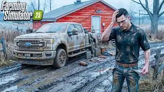 STARTING WITH $0 AT ROCK BOTTOM | FARMING SIMULATOR 25