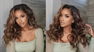 🛑WHAT? I don't Believe This is a Wig! | GORGEOUS HIGHLIGHTS COLOR+KINKY TEXTURE LAGOS HAIRLINE