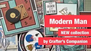 Modern Man NEW collection by Crafter’s Companion #crafterscompanion