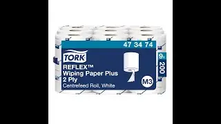 Tork&reg; Reflex Wiping Paper Towel Plus White M3 (MT473474)