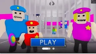 BUFF POLICE FAMILY PRISON RUN ESCAPE! (OBBY)