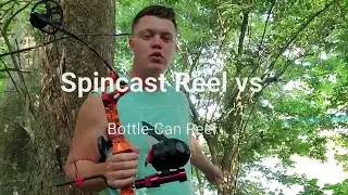 Cajun Bowfishing Spincast Reel vs Bottle/Can Reel