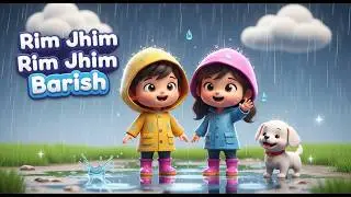 Rim Jhim Rim Jhim Barish  Kids Rain Poem  NJ Smart School  #nurseryrhymes #cartoon #poem #kids