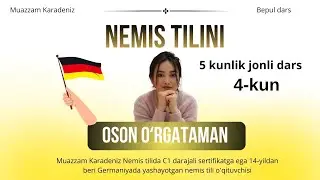 Nemis tilida 0 dan gaprishgacha | 9-kun