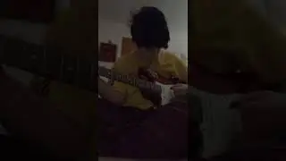 Playing my guitar