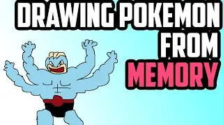 Drawing Random Pokemon from MEMORY in MS Paint