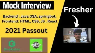 Watch this Geekster-trained Fresher Nail a Mock Interview like a Pro!