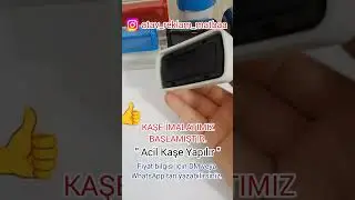 Kaşe yapımı / M&uuml;h&uuml;r yapımı / #kaşe #m&uuml;h&uuml;r #matbaa #baskı