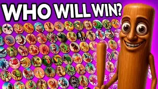 All 101 Italian Brainrot Thrilling Marble Race In Algodoo - Who Will Survive?