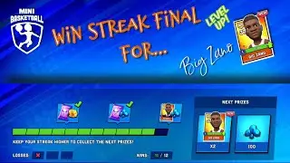 Mini Basketball - Win Streak Final For New add To The Team Big Zano x2! Level Up!