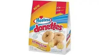 New Hostess Donettes Honey Bun Mini Donuts