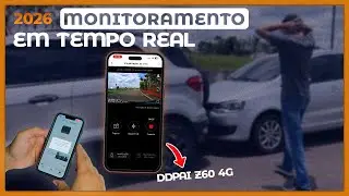 Essa c&acirc;mera monitora seu CARRO em tempo REAL pelo celular! DDPAI Z60 4G - DashCam