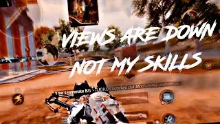 Views Are Down Not My Skills⚡⚡ &hearts;️// Pubg Mobile Montage// SKILL GOD ///