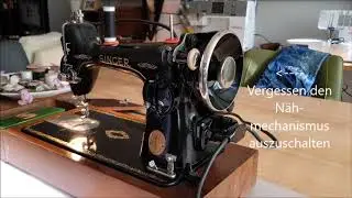 Neues Leben der Geradstich-N&auml;hmaschine 215G von Singer aus Karlsruhe