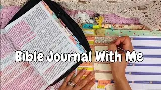 Bible Journal With Me for Decorative Inspiration, Scripture Reading, & Note Taking 