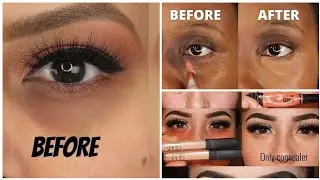 How to cover dark circles |Hide dark circles in just few minutes |colour correcting Easy steps