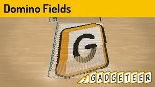 We built our Gadgeteer logo with dominoes (Mini-Trailer)