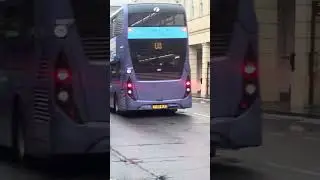 Buses leaving bath Spa bus station today  and waves from drivers 