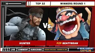 Fireside Open 2025 - Топ-32 - Хантер (Снейк) против БитиБин (Варио) - Super Smash Bros. Ultimate