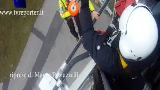 HELICOPTER WINCH RESCUE GOPRO VIEW