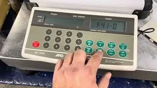AND HD - 30KB Bench Scale Configuration ibs to  kgs