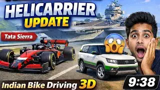 NEW F1 CAR & HELLICARRIER in Indian Bike Driving 3D Update | #hindigaming