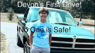 Devon&rsquo;s first drive in his 1996 Dodge Ram 2nd Gen! 
