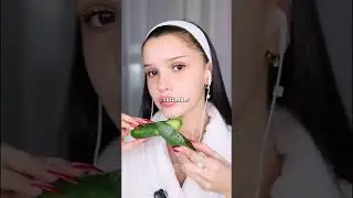 Frozen Cucumber Facial Exercises Reduce Puffiness & Sagging Skin 🌟