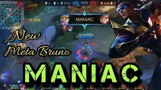Bruno New Meta 2021 Enemy Concede(Maniac) Rank Gaming Mobile Legends