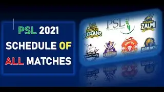 PSL 2021 Complete Schedule || PSL 6 2021