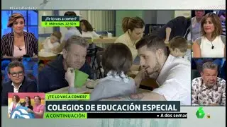 Chicote se emociona al mostrar un colegio de educación especial 