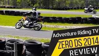 Zero DS 2014 on a Go-Kart Track | ADVENTURE RIDING TV