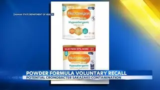 Infant Powder Recall: Contamination warning for parents
