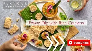 Prawn Dip with Rice Crackers