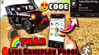 New Thar Colour Pattern Skin Change Mod Update In Indian Bike Driving 3D Code by Rohit Gaming Studio