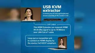 Review: OREI KVM 4K HDMI Over Ethernet Extender Balun Over CAT6/7 Cable 4K@60Hz Upto 230 Feet ...