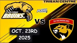 2025-10-24 Uxbridge Bruins 7 at Schomberg 0 Hilites