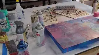 New artwork on the studio table WIP
