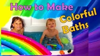 How to Color Bath Water ❤️ How to make Colorful Bath for Children - DIY Fun Ideas Rainbow for Kids