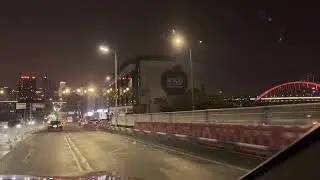 Chongqing Drive at Night: The Horizontal Skyscraper & Hongyadong [Spatial Audio / City ASMR]重庆夜景经典路线