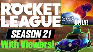 Rumble Only Rocket League Live with Viewers! [LIVE: 1/21/26]