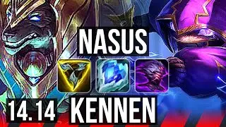 NASUS vs KENNEN (TOP) | 69% winrate, 4/1/8 | VN Diamond | 14.14